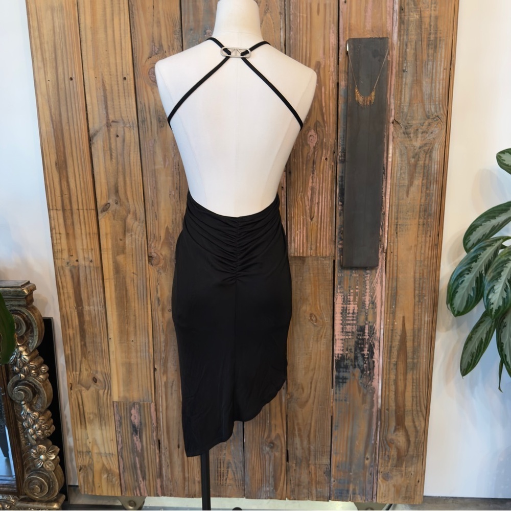 NWT RtA Jersey Twist Front Dress in Black Sz Small - Picture 9 of 12